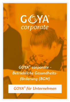 GOYA® corporate -  Betriebliche Gesundheits-förderung (BGM) GOYA® für Unternehmen